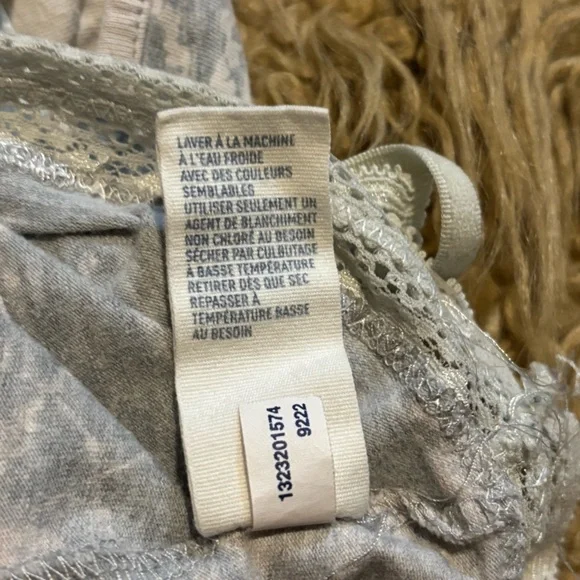 Y2K American Eagle Outfitters Floral Lace Babydoll Cami Soft Girl Vintage Sz SM - Picture 11 of 12